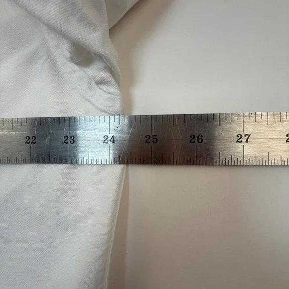 Old Navy Men's Regular Fit Oxford Shirt Stretch White, Long Sleeve, XL - Picture 10 of 14